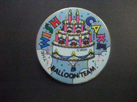 Ballonteam The Whish Cake verjaardagstaart luchtballon